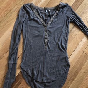 Urban Outfitters ribbed long sleeve shirt